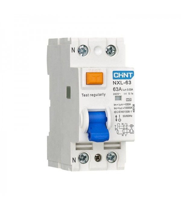 Выключатель дифференциального тока (УЗО) 1п+N 25А 30мА тип A 6кА NXL-63 (R) CHINT 280716